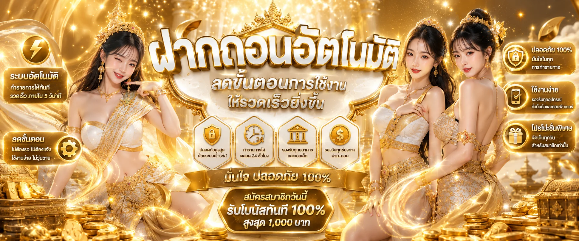 โปรโมชั่นเครดิตฟรีรวยจัง.com สำหรับสมาชิกใหม่