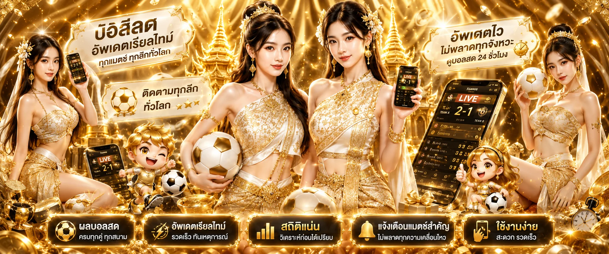 ผลบอลสดรวยจัง ทุกลีกอัปเดตนาทีต่อนาที